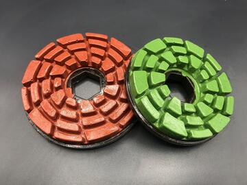 FLAT EDGE POLISHING WHEELS RESIDIAM D.125mm AND 150mm